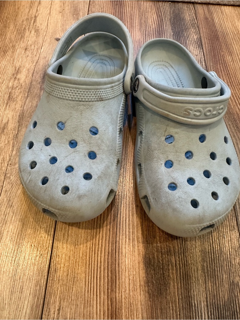 Crocs Unisex Blue Slip-On Sandals Comfort Lightweight Synthetic